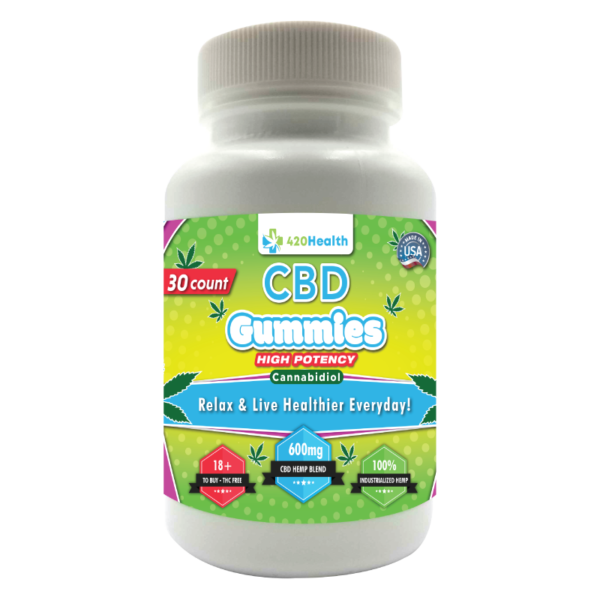 420 Health - CBD Gummies 30 Count 600mg