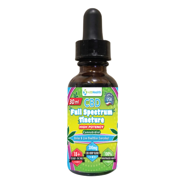 420 Health - Full Spectrum CBD Tincture 300mg